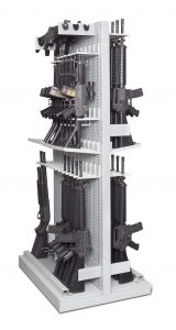 Side View of the Stackable Weapon rack